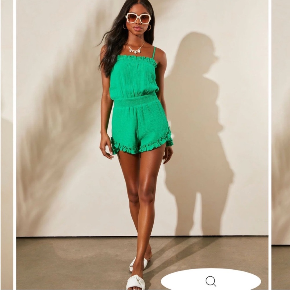 Vici Brienne green romper  Women's size large